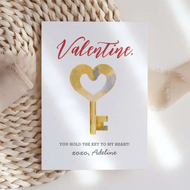Tarjeta Pequeña Clave para mi Día de San Valentín del corazón (Subido por el creador)