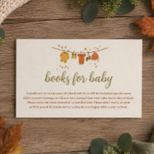 Clima de suéter Otoño Boho Libros para Baby Shower