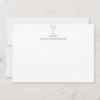 Tarjeta Pequeña Clubes de golf personalizados