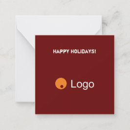 Tarjeta Pequeña Código QR corporativo de Bordeaux