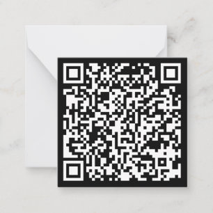 Tarjeta Pequeña Código QR creado al instante (introduciendo su URL