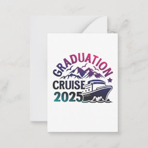 Tarjeta Pequeña Coincidencia de viajes de verano de 2025 en crucer