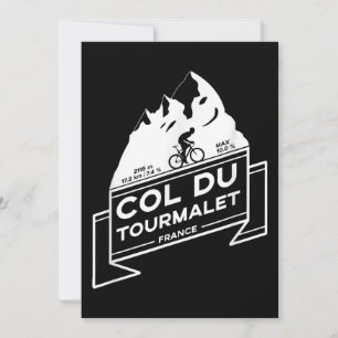 Tarjeta Pequeña Col Du Tourmalet Road Ciclismo