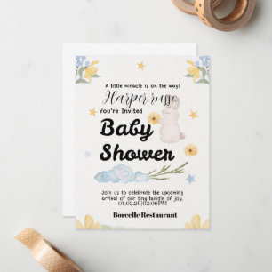 Tarjeta Pequeña Colección de Baby Shower Dulces Comienzos