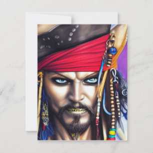 Tarjeta Pequeña Colección pirata