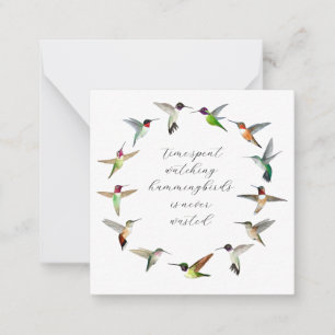 Tarjeta Pequeña Colibrí