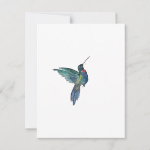 Tarjeta Pequeña Colibrí