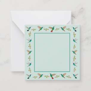 Tarjeta Pequeña Colibrí