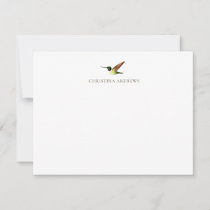 Tarjeta Pequeña Colibrí de Anna personalizado