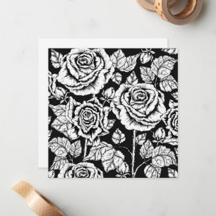 Tarjeta Pequeña Coloca tus propios Rosas