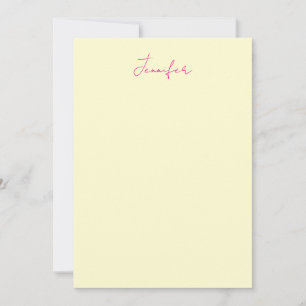 Tarjeta Pequeña Color crema elegante minimalista moderno simple no