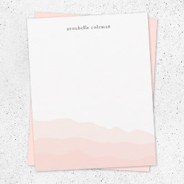 Tarjeta Pequeña Color de agua Color de la tinta Rubor Ombre Femeni