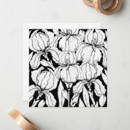 Tarjeta Pequeña Color de sus propias flores de iris