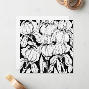 Tarjeta Pequeña Color de sus propias flores de iris