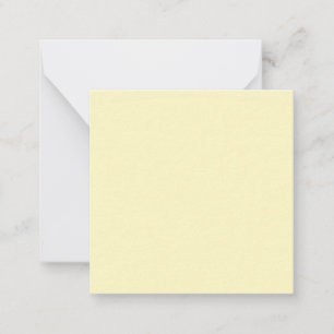 Tarjeta Pequeña Color sólido amarillo de mantequilla