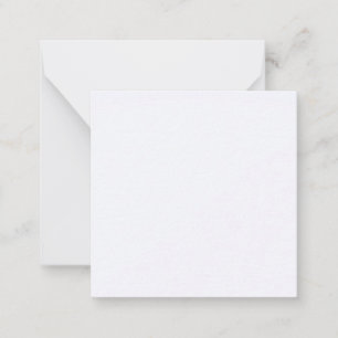 Tarjeta Pequeña Color sólido blanco