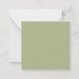 Tarjeta Pequeña Color sólido verde oscuro