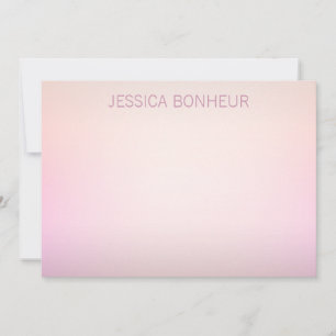 Tarjeta Pequeña Color suave Ombre de atenuación