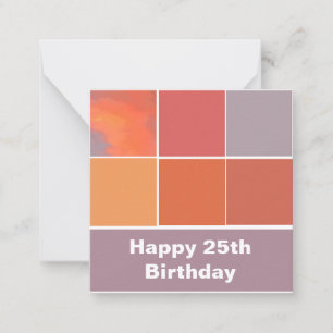Tarjeta Pequeña Colores del atardecer de México