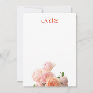 Tarjeta Pequeña Colorido Floral Hand Script Template Watercolor