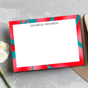 Tarjeta Pequeña Colorido Resumen Arte Histórico Personalizado