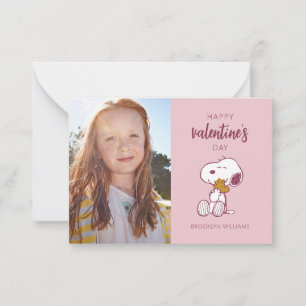 Tarjeta Pequeña Cómics de Peanuts   Día de San Valentín   Abrazo d