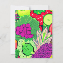 Tarjeta Pequeña Comida como colección de medicamentos