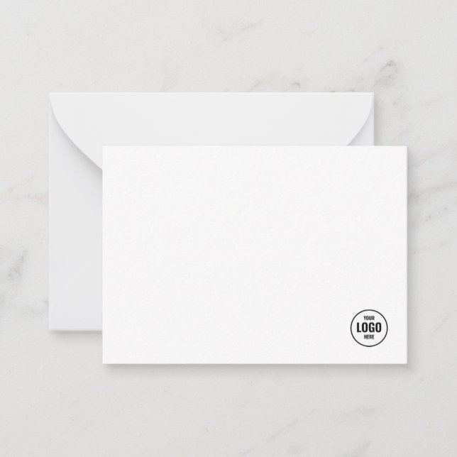 Tarjeta Pequeña Compañía de logotipos comerciales para personaliza (Anverso)