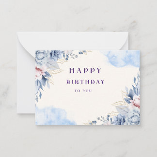 Tarjeta Pequeña Con agradecimiento sincero