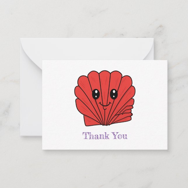 Tarjeta Pequeña Concha (Anverso)