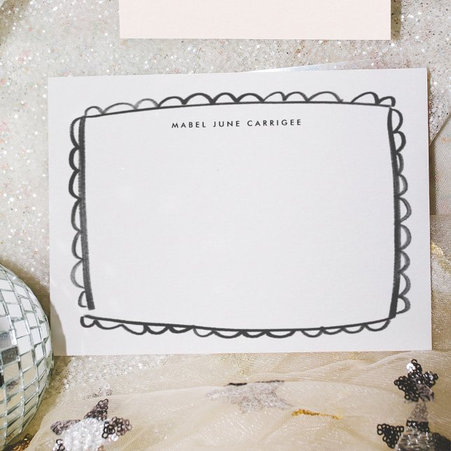 Tarjeta Pequeña Concha Personalizada Pintada de Negro (Subido por el creador)