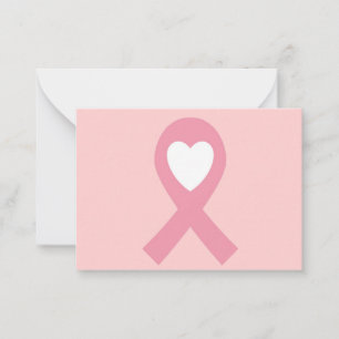 Tarjeta Pequeña Conciencia sobre el cáncer de mama