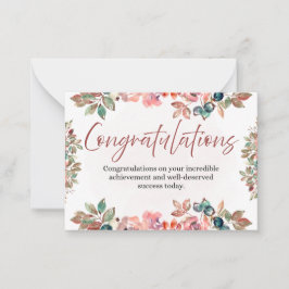 Tarjeta Pequeña Congratulations Celebration Invitation Card