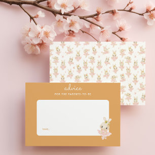 Tarjeta Pequeña Consejos para la crianza de los hijos de Pink Rabb