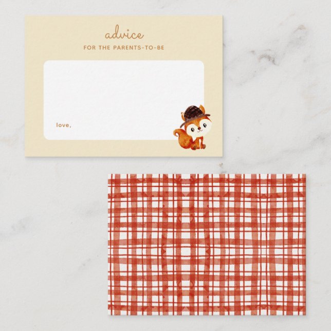 Tarjeta Pequeña Consejos para la crianza de los hijos en Baby Show (Anverso / Reverso)