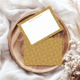 Tarjeta Pequeña Constelaciones de perros singulares Monograma amar