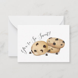 Tarjeta Pequeña Cookie Gracias