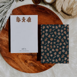 Tarjeta Pequeña Cookies de Navidades festivos