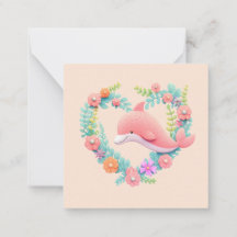 Corazón de ballena floral nombre de amor