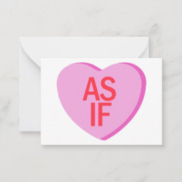 Tarjeta Pequeña Corazón de Caramelo - COMO SI