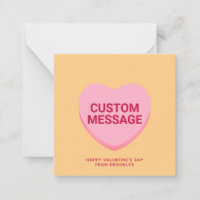 Corazón de conversación de personalizado rosado na