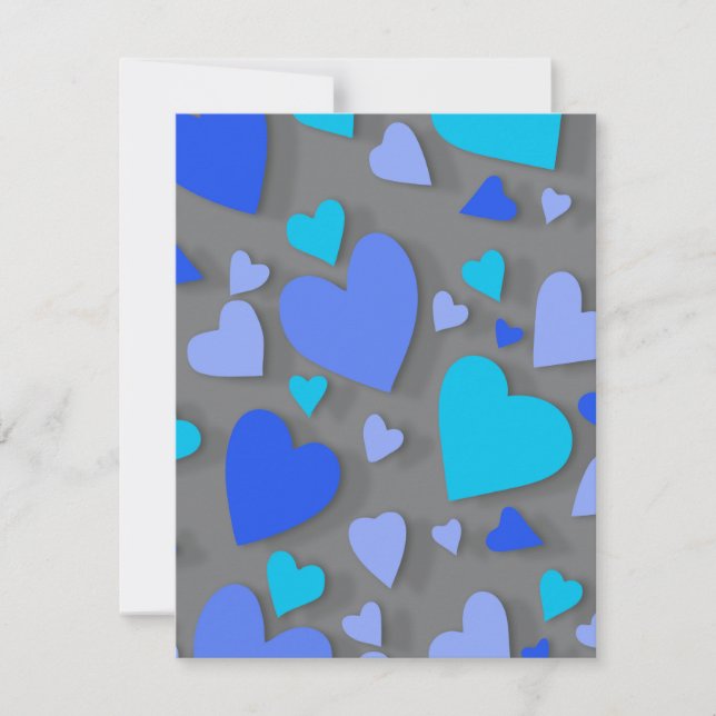 Tarjeta Pequeña corazón de papel decorativo 4 (Anverso)