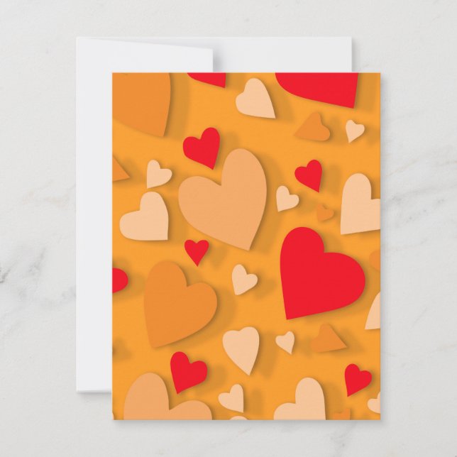Tarjeta Pequeña Corazón de papel decorativo 7 (Anverso)