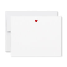 Corazón Rojo Simple Moderno Personalizado