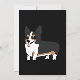 Tarjeta Pequeña Corgi tricolore