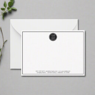 Tarjeta Pequeña Correo de marca para el logotipo de la Compañía de