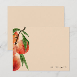 Tarjeta Pequeña Correspondencia Girly Peach