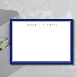 Tarjeta Pequeña Correspondencia profesional Royal Blue