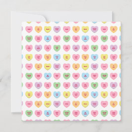 Tarjeta Pequeña Corta y graciosa conversación personalizado carame