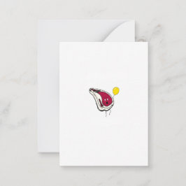 Tarjeta Pequeña Cortes descarados. Chuletas de cerdo, tema de carn